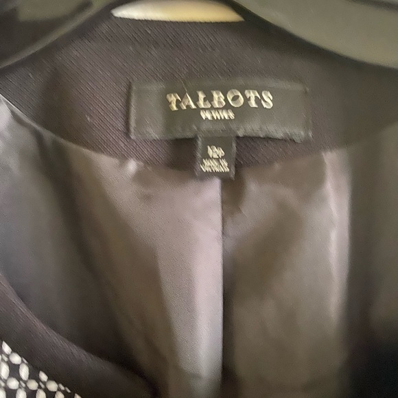 EUC Talbots Woven Boxy Blazer - Chanel Style - 12P - Picture 3 of 6